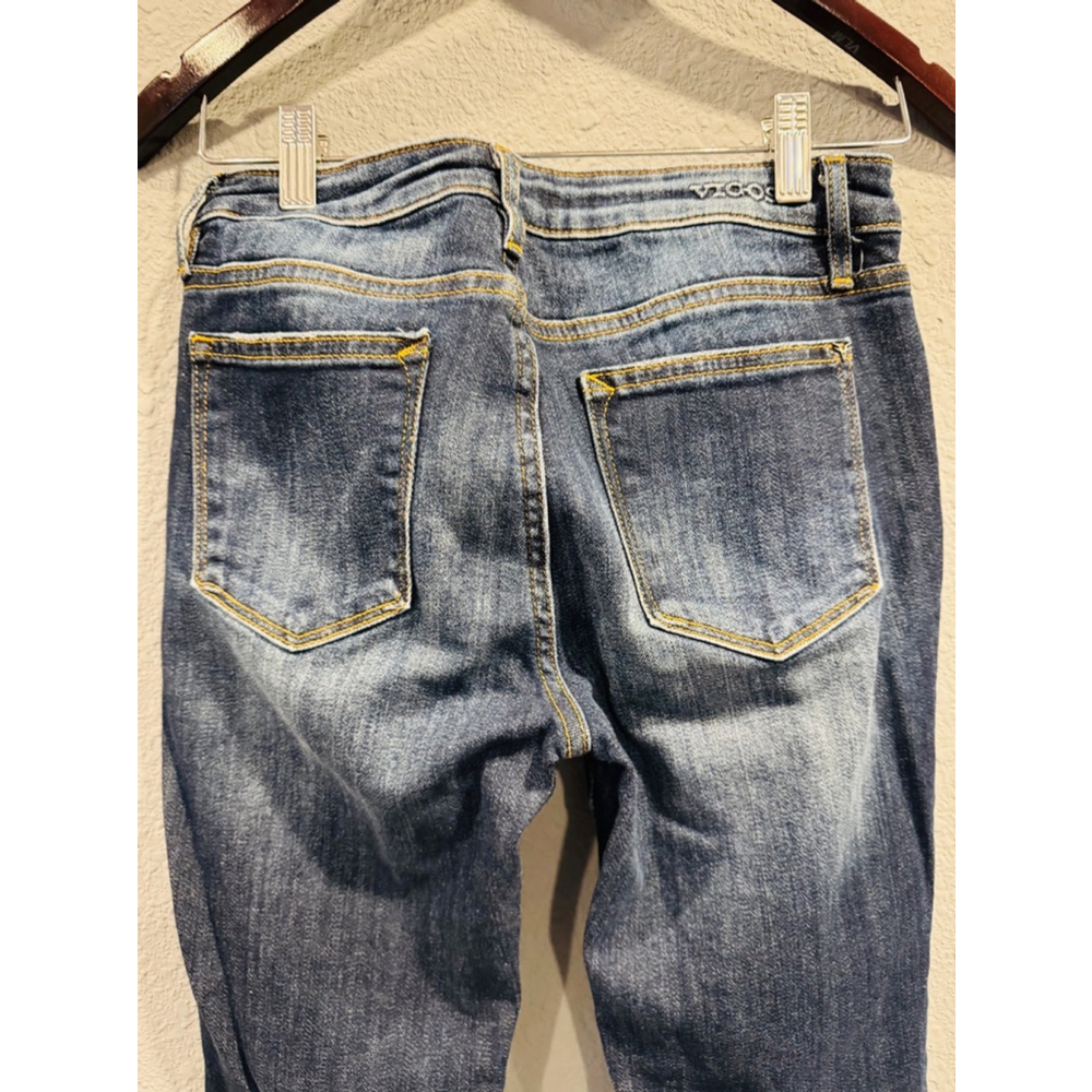 Vigoss Women's Distressed SkinnyJeans, Size 27, Blue - Picture 5 of 9